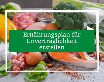 Ernährungsplan Unverträglichkeit